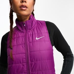 NWT Nike Running Therma-FIT Performance synthetic fill gilet vest in purple M